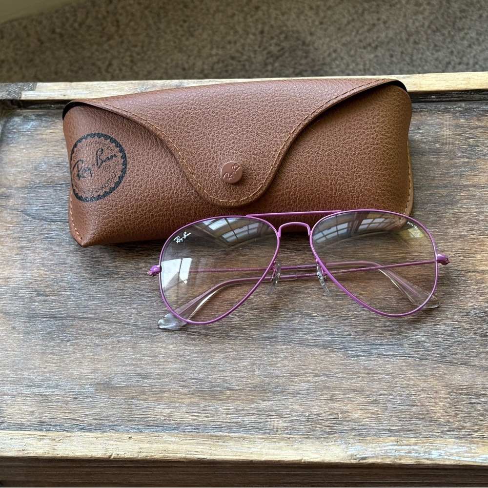 Ray-Ban Purple Frame Sunglasses
